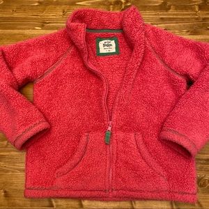Girls size 7-8 year Mini Boden zip up jacket